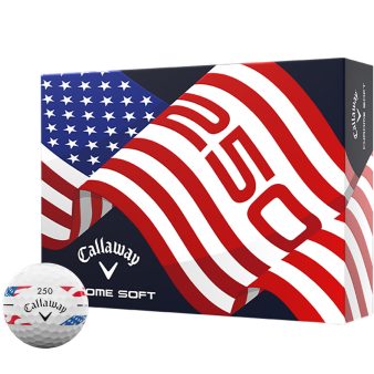 Callaway Chrome Soft Stripe USA250 Golf Balls