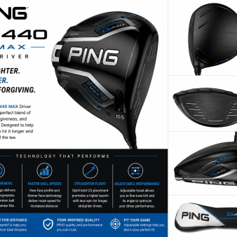 Ping G440 Max Driver shaft + head