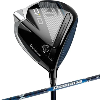 TaylorMade Qi10 Driver 9° /10.5° Right‑Handed Brand New | Diamana TM 50 S SR R Flex Options