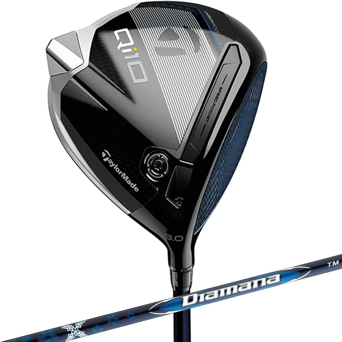TaylorMade Qi10 Driver 9° /10.5° Right‑Handed Brand New | Diamana TM 50 S SR R Flex Options